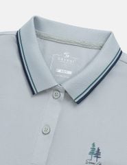 Áo polo nữ ngắn tay hình in trước ngực
