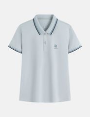 Áo polo nữ ngắn tay hình in trước ngực