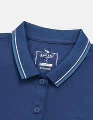 Áo polo nữ ngắn tay hình in trước ngực