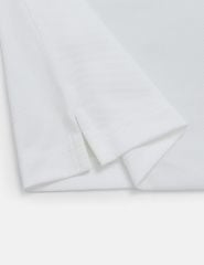 Áo polo nữ ngắn tay hình in trước ngực