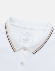 Áo polo nữ ngực in