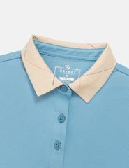 Áo polo ngắn tay nữ thêu logo tay