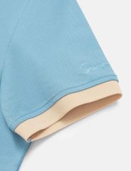 Áo polo ngắn tay nữ thêu logo tay