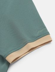 Áo polo ngắn tay nữ thêu logo tay