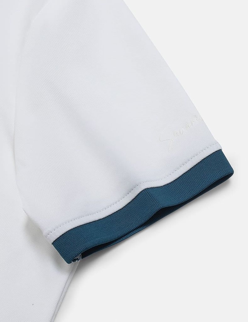 Áo polo ngắn tay nữ thêu logo tay