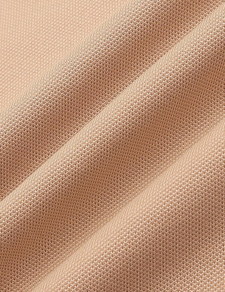 Áo polo nữ phối tay in hình trước ngực