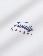 Áo polo nữ phối tay in hình trước ngực