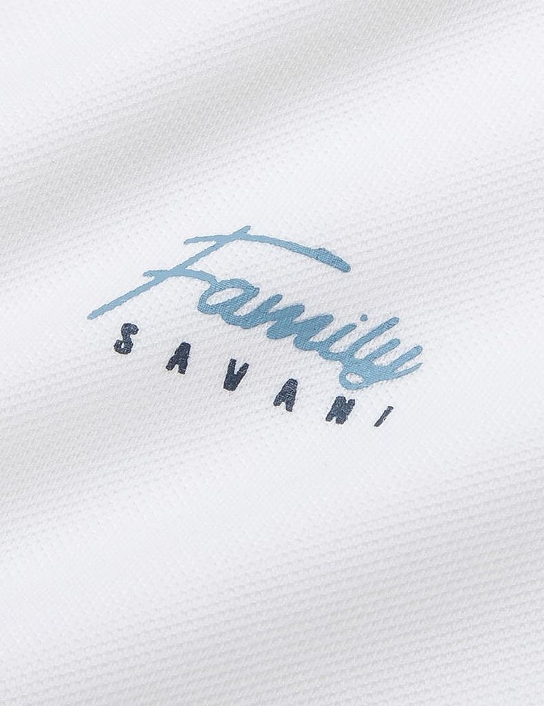 Áo polo nữ phối tay in hình trước ngực