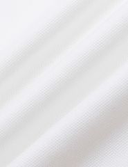 Áo polo nữ phối tay in hình trước ngực