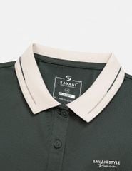 Áo polo nữ hình thêu trước ngực