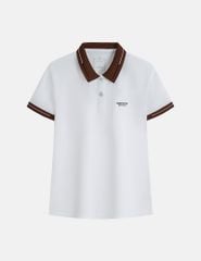 Áo polo nữ hình thêu trước ngực