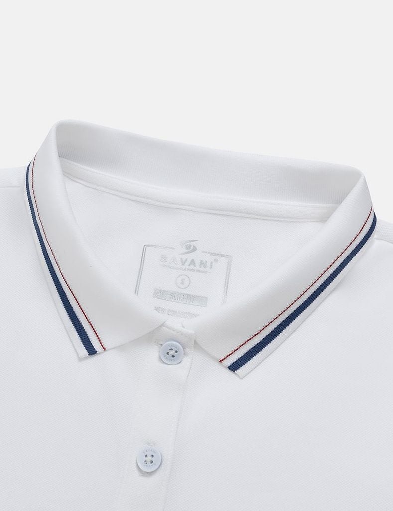 Áo polo ngắn tay nữ ngực thêu logo