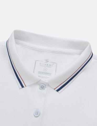 Áo polo ngắn tay nữ ngực thêu logo