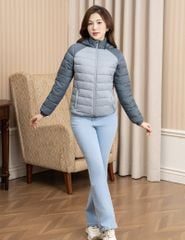 Áo phao nữ siêu nhẹ phối khác màu