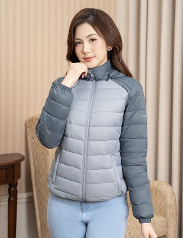 Áo phao nữ siêu nhẹ phối khác màu