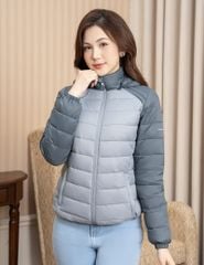 Áo phao nữ siêu nhẹ phối khác màu