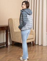 Áo phao nữ siêu nhẹ phối khác màu