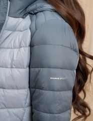 Áo phao nữ siêu nhẹ phối khác màu