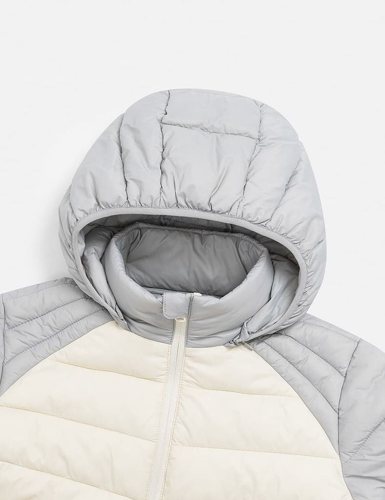 Áo phao nữ siêu nhẹ phối khác màu