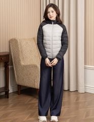 Áo phao nữ siêu nhẹ phối khác màu