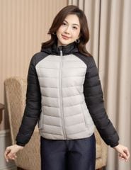 Áo phao nữ siêu nhẹ phối khác màu