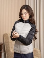 Áo phao nữ siêu nhẹ phối khác màu