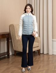 Áo phao nữ siêu nhẹ phối khác màu