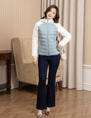 Áo phao nữ siêu nhẹ phối khác màu