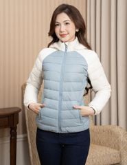 Áo phao nữ siêu nhẹ phối khác màu