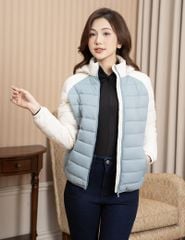 Áo phao nữ siêu nhẹ phối khác màu