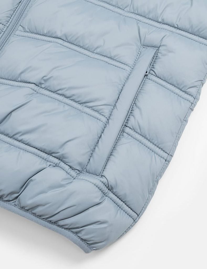 Áo phao nữ siêu nhẹ hình in trước ngực