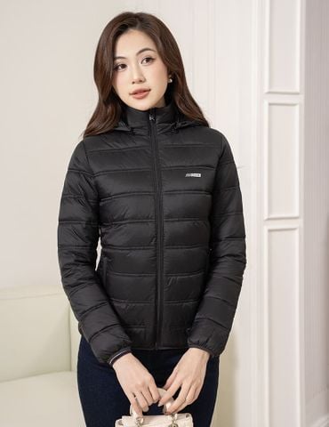 Áo phao nữ siêu nhẹ hình in trước ngực