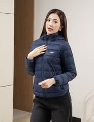 Áo phao nữ siêu nhẹ hình in trước ngực