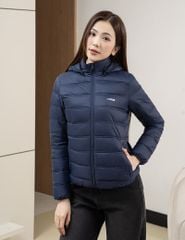 Áo phao nữ siêu nhẹ hình in trước ngực