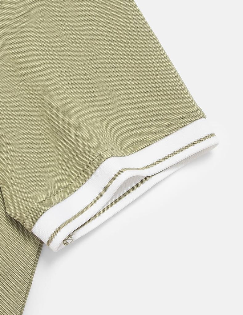 Áo polo ngắn tay nữ hình in trước ngực