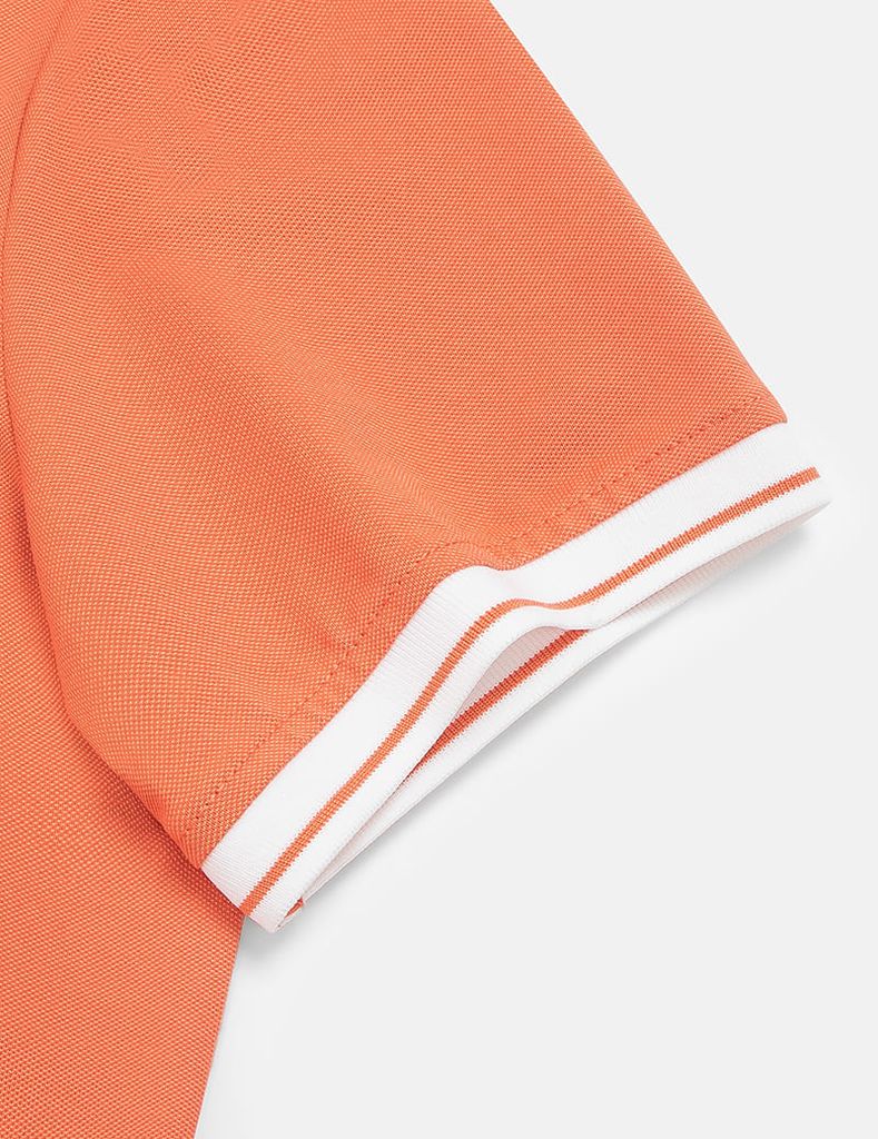 Áo polo ngắn tay nữ hình in trước ngực