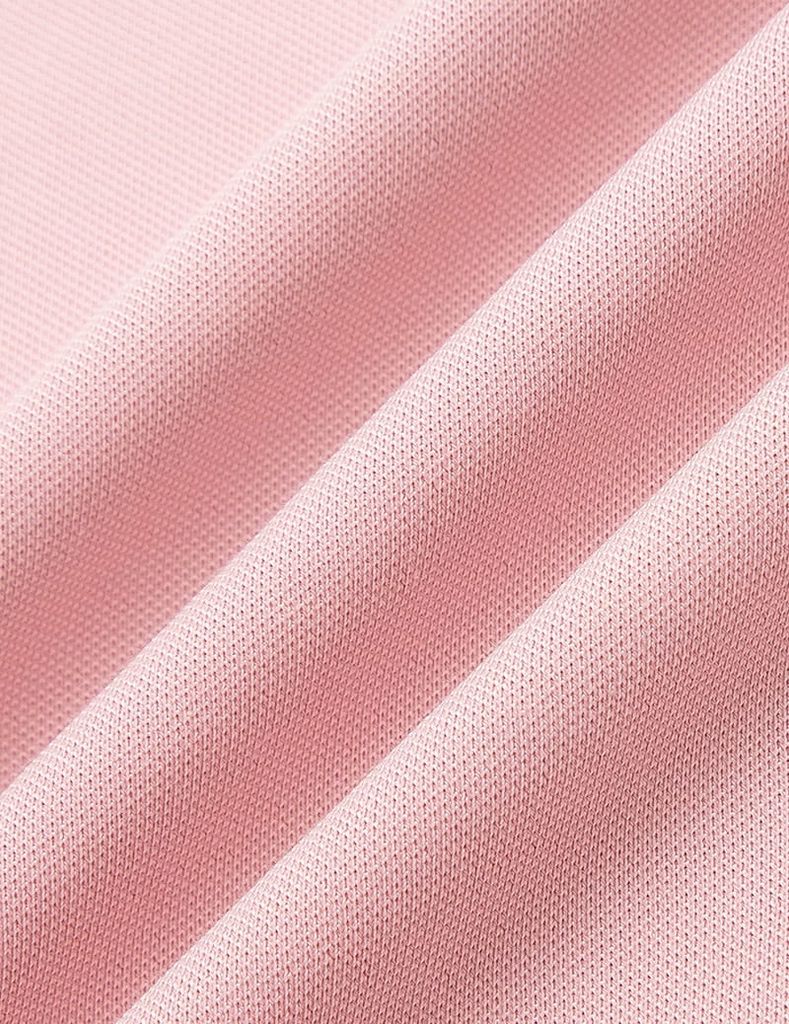 Áo polo ngắn tay nữ hình in trước ngực