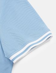 Áo polo ngắn tay nữ hình in trước ngực