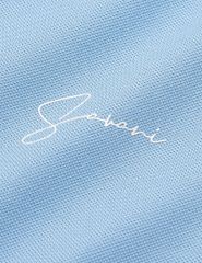 Áo polo ngắn tay nữ hình in trước ngực