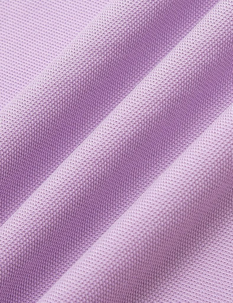 Áo polo ngắn tay nữ hình in trước ngực