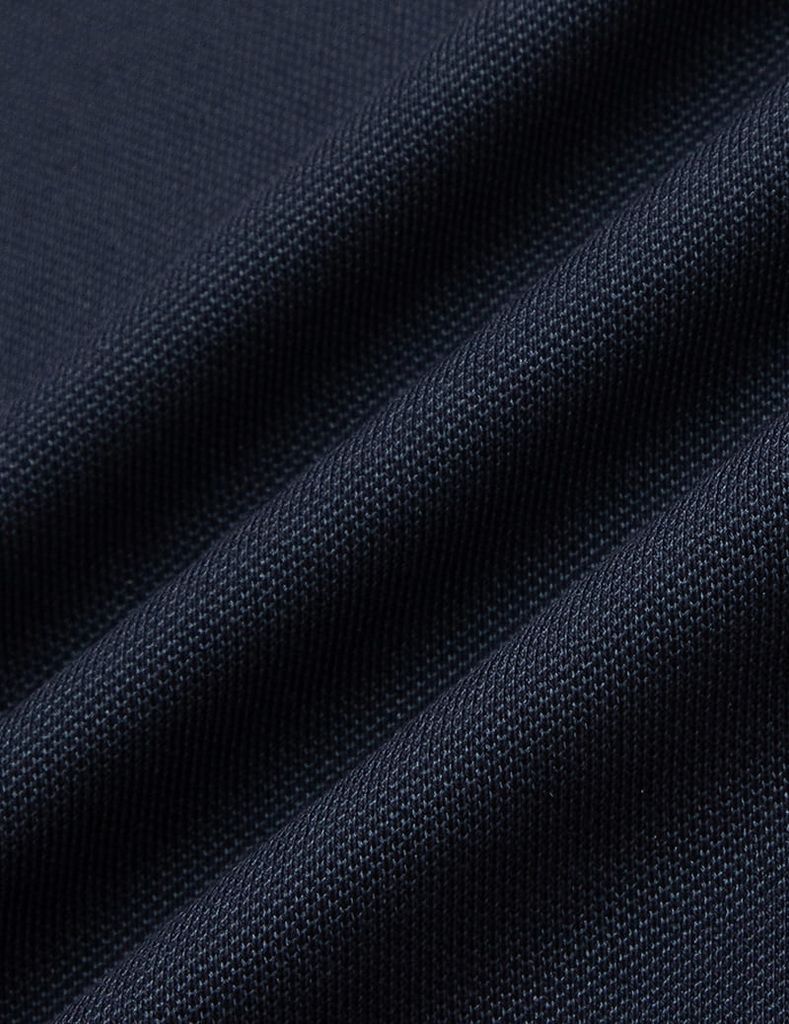 Áo polo ngắn tay nữ cổ sen thêu logo trước ngực