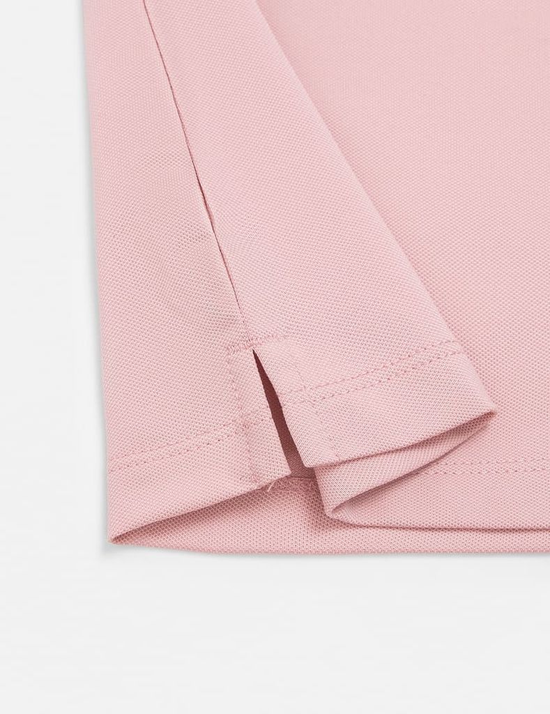 Áo polo ngắn tay nữ cổ sen thêu logo trước ngực