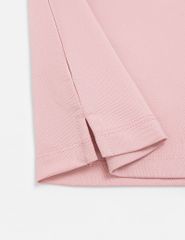 Áo polo ngắn tay nữ cổ sen thêu logo trước ngực