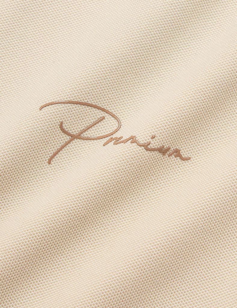 Áo thun ngắn tay có cổ nữ hình in trước ngực