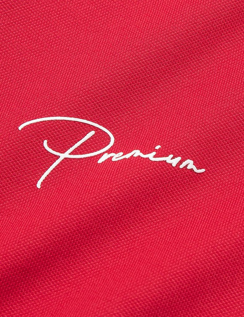 Áo thun ngắn tay có cổ nữ hình in trước ngực