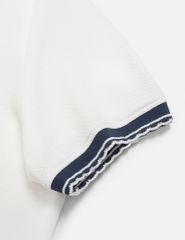 Áo polo ngắn tay nữ dáng croptop hình in trước ngực