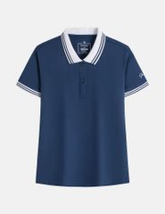 Áo polo ngắn tay nữ thêu logo tay