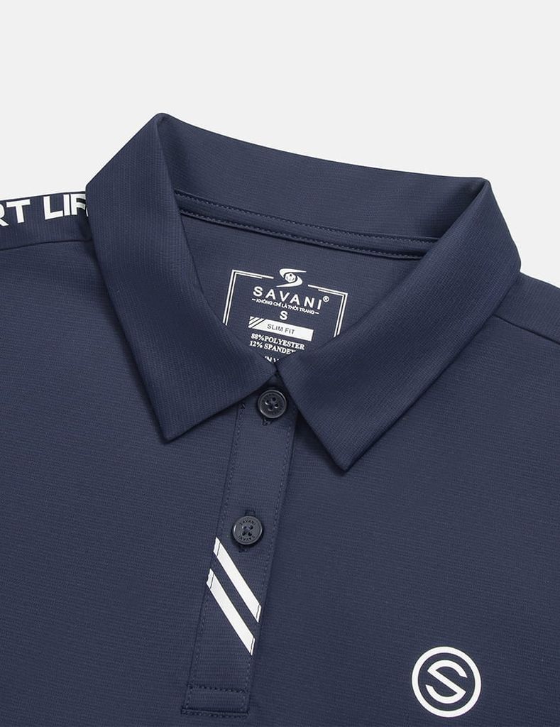 Áo polo nữ ngắn tay thể thao dáng ôm