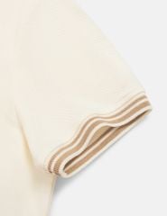 Áo polo croptop nữ hình in trước ngực