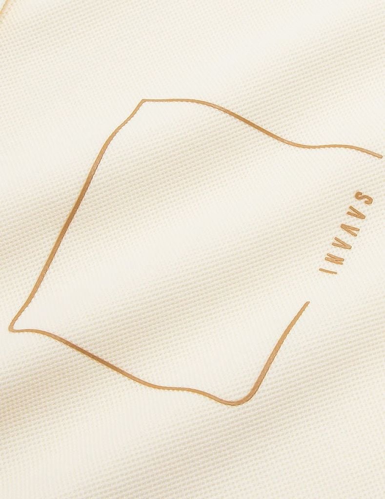 Áo polo croptop nữ hình in trước ngực